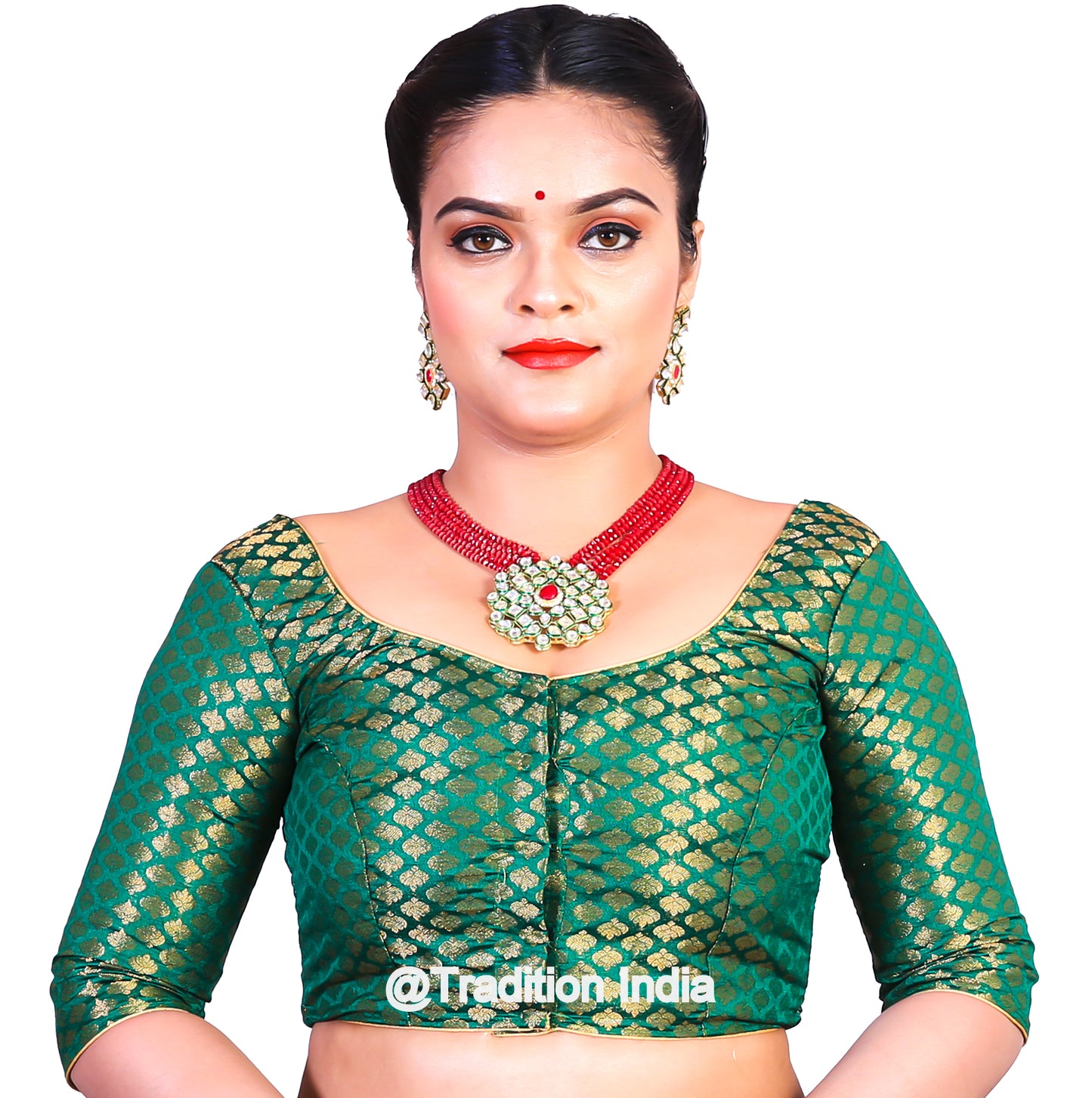 Green Saree Blouse, Designer Saree Blouse, Indian Saree Blouse, Readymade Sari Blouse, Saree Blouse