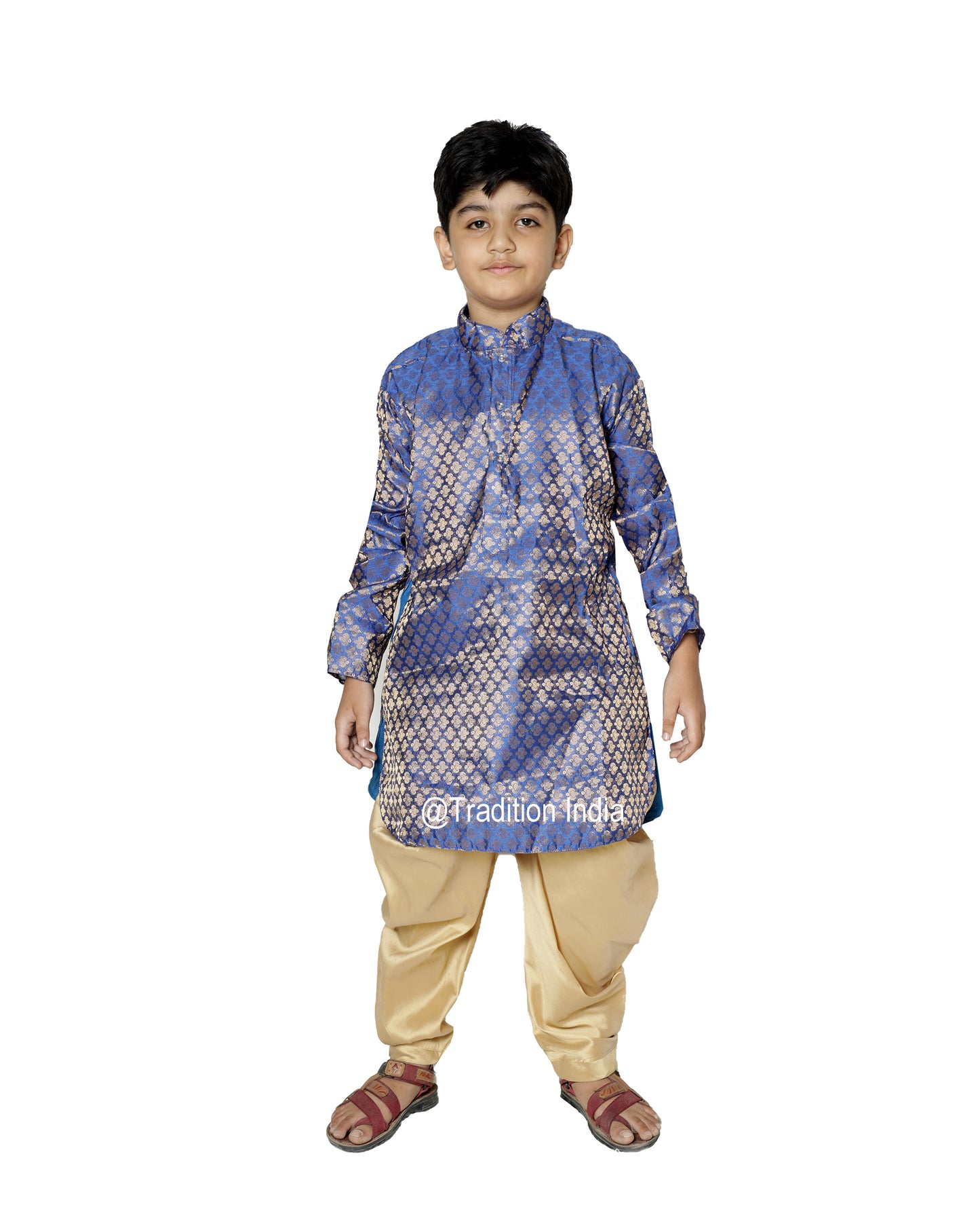 Ready To Wear Traditional Kids Kurta Pajama Readymade Chanderi Silk Dhoti Kurta, Rakhi Dresses For Boys