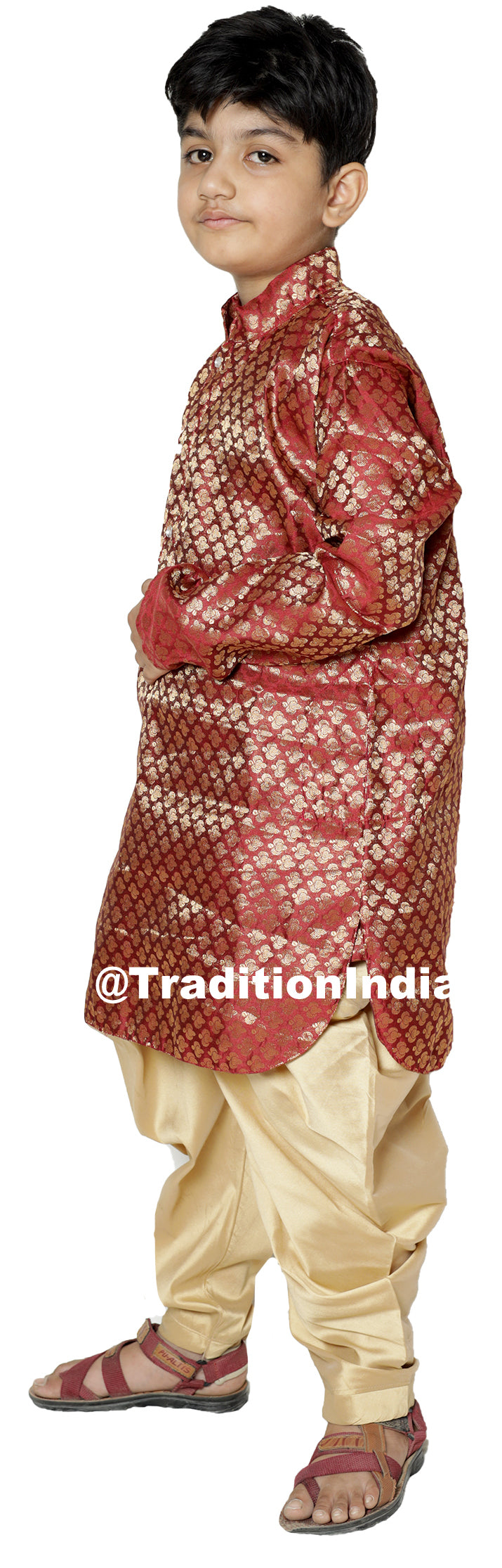 Kurta Pajama, Ready To Wear Traditional Kids Readymade Chanderi Silk Dhoti Kurta, Rakhi Dresses For Boys