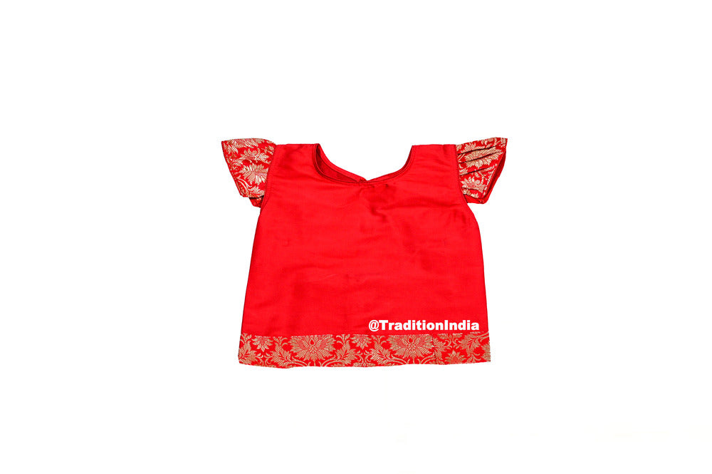 Baby Girls Lehenga Choli Set, Indian Kids Dresses, Designer Lehenga Blouse, Girls Lehenga Choli, Kids Outfits, Baby Girls Lehenga