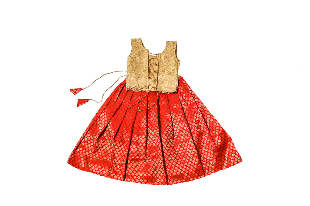 Designer Red Girls Lehenga Choli Set, Indian Kids Dresses, Designer Lehenga Blouse, Girls Lehenga Choli, Kids Outfits, Baby Girls Lehenga