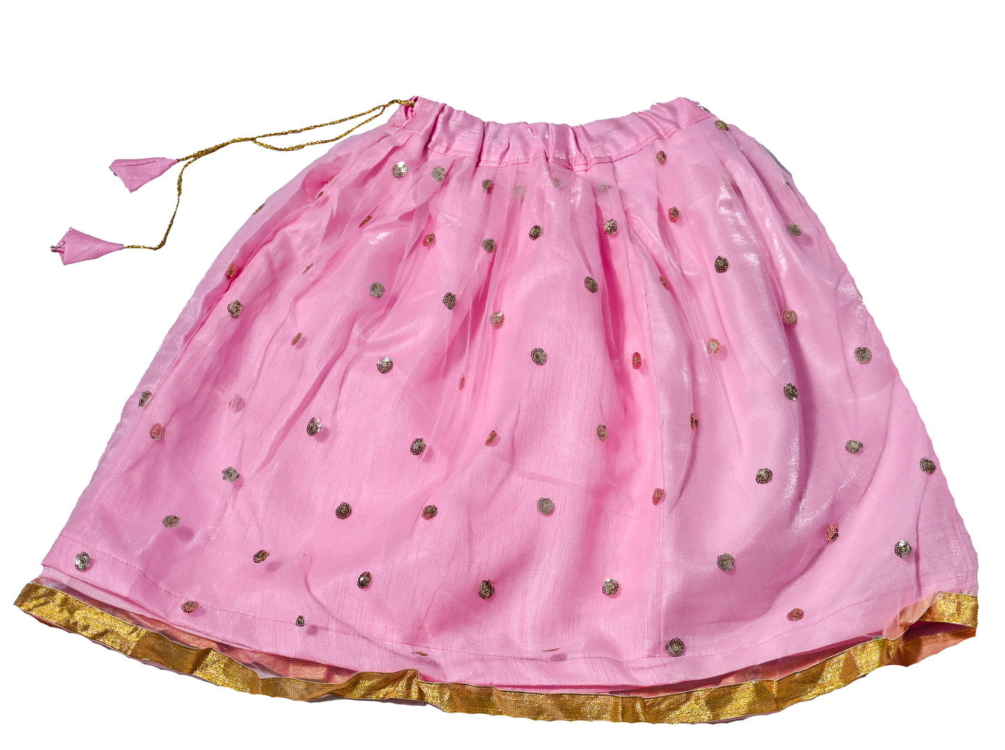 Designer Pink & Golden Girls Lehenga Choli Set, Indian Kids Dresses, Designer Lehenga Blouse, Girls Lehenga Choli, Kids Outfits, Baby Girls Lehenga