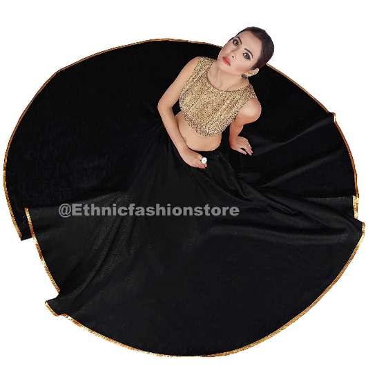 Black Full Flare Skirt, Bollywood Skirt, Dance Skirts, Bollywood skirt, Long Skirts,Indian Short Skirts, Belly Dance Skirts, Indian skirts