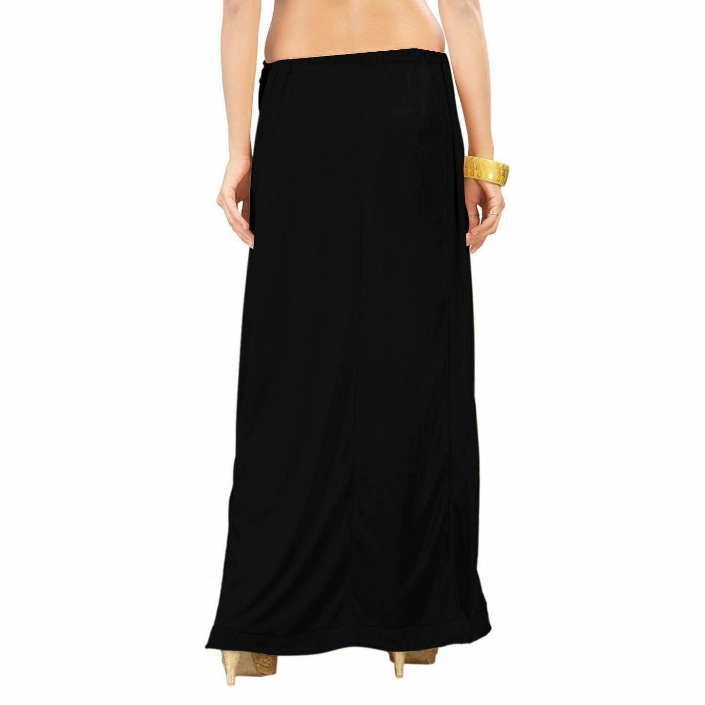 Saree Petticoat, Satin Sari Petticoat, Black Saree Inskirt, Indian Sari Petticoat