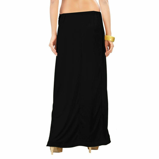 Saree Petticoat, Satin Sari Petticoat, Black Saree Inskirt, Indian Sari Petticoat