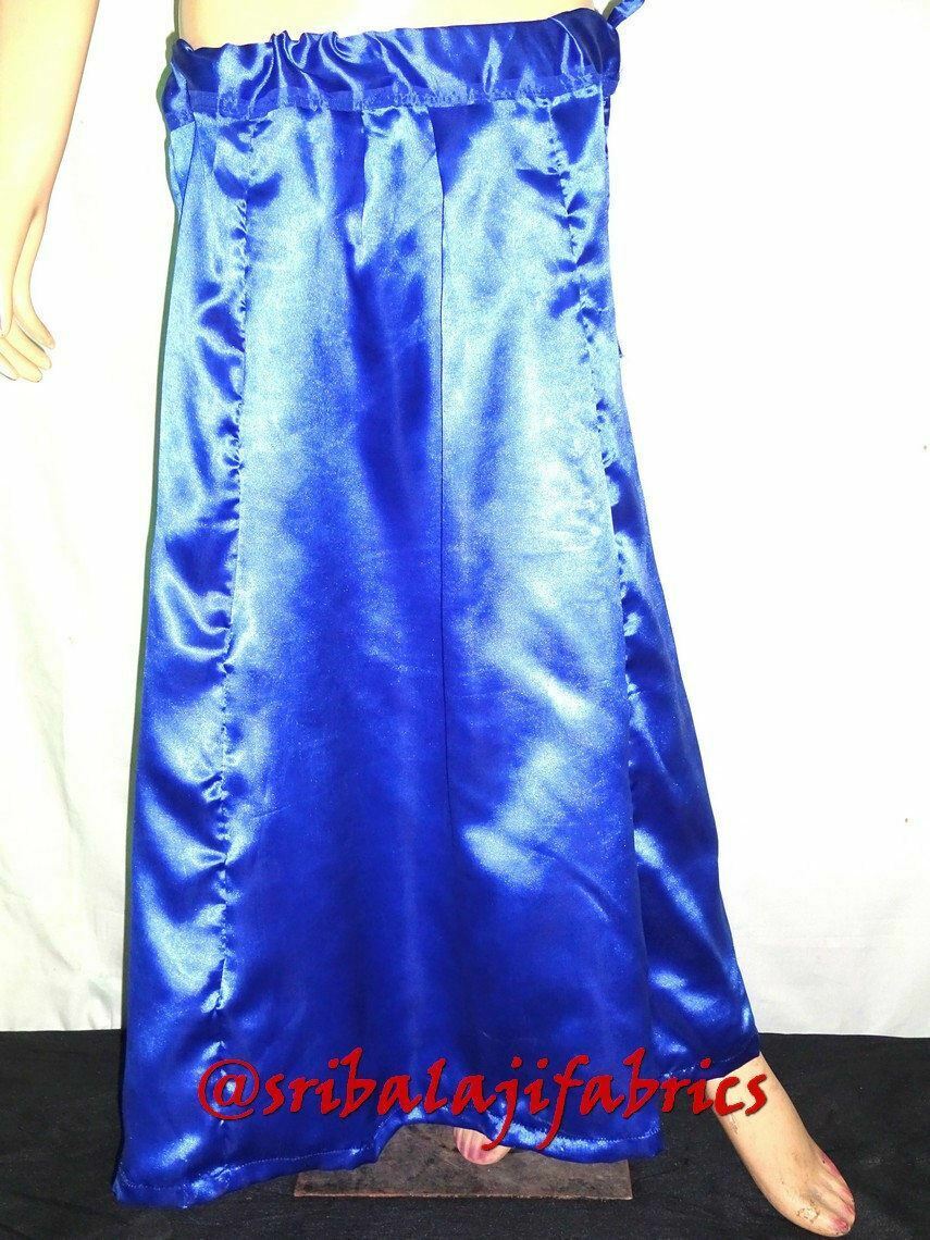 Satin Sari Petticoat, Saree Inskirt, Saree Petticoat, Indian Sari Petticoat
