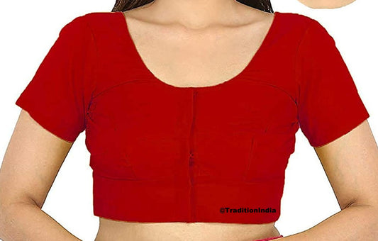 Maroon Cotton Saree Blouse, Rubia Cotton Saree Blouse, Readymade Saree Blouse, Designer Sari Blouse, Saree Blouse Traditional Indian Saree Blouse, Indian Blouse