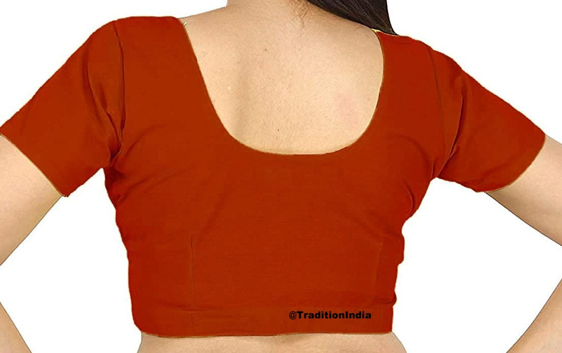 Maroon Cotton Saree Blouse, Rubia Cotton Saree Blouse, Readymade Saree Blouse, Designer Sari Blouse, Saree Blouse Traditional Indian Saree Blouse, Indian Blouse