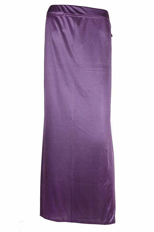 Purple Saree Petticoat, Satin Sari Petticoat, Saree Inskirt, Indian Sari Petticoat