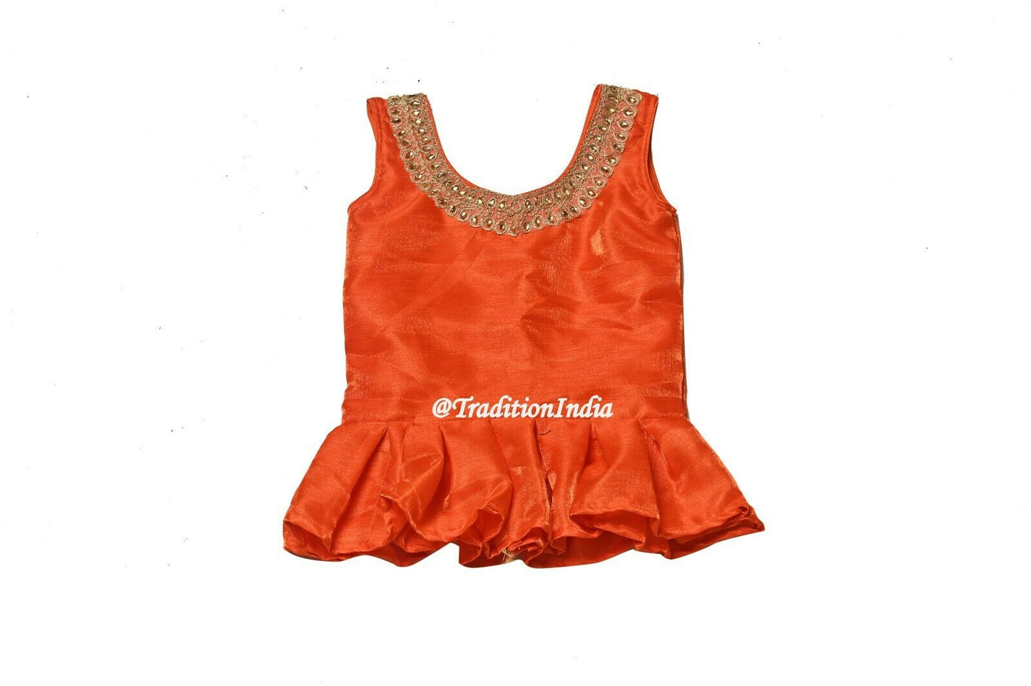 Designer Lehenga Choli, Orange & Yellow Girls Lehenga Choli, Kids Lehenga Blouse, Indian Kids Dresses, Kids Outfits, Baby Girls Lehenga