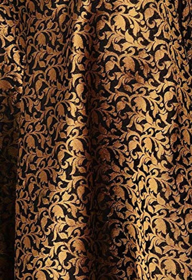 Black Brocade Silk Skirt, Ethnic Lehenga, Indian Long Skirt, Bollywood Skirt, Dance Skirt, Designer Skirts ,Wedding Dresses,