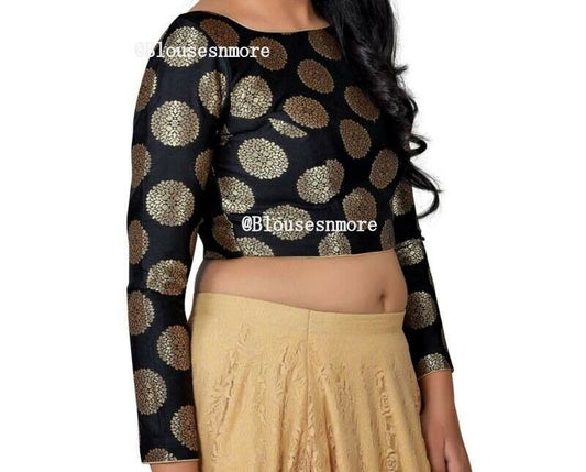 Black Saree Blouse, Indian Saree Blouse Readymade Saree Blouse, Indian Saree Blouse, Readymade Sari Blouse, Saree Blouse Traditional Indian Saree Blouse, Ready To Wear Blouse, Indian Blouse