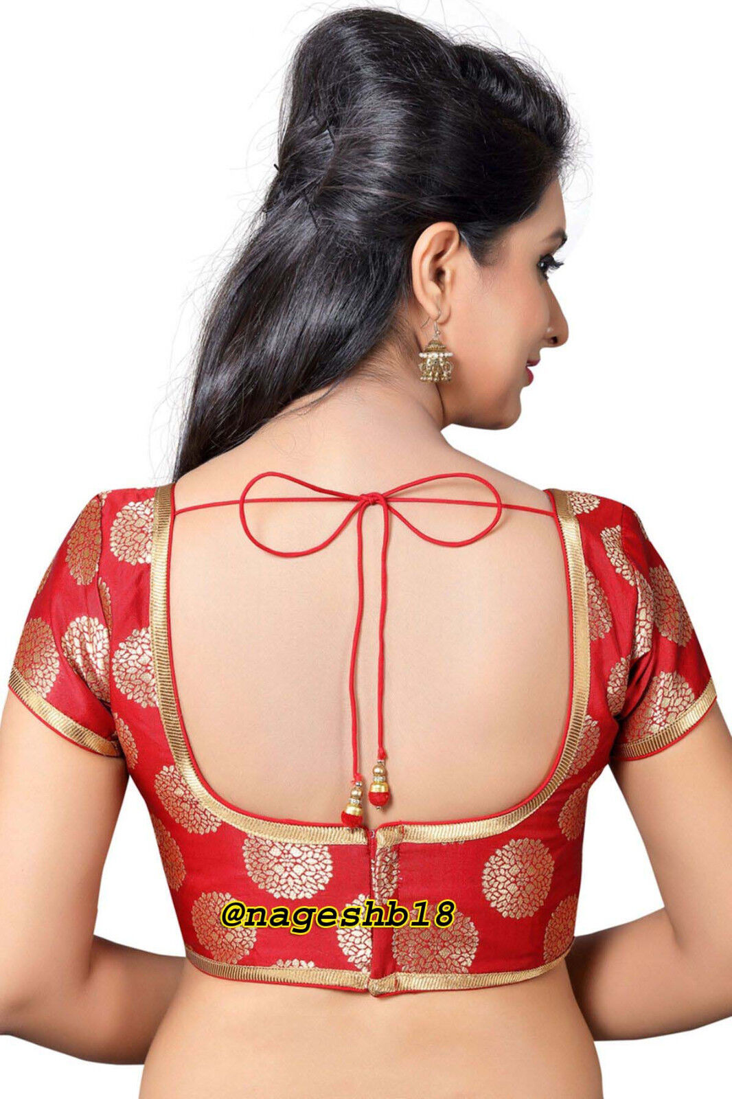 Red Banarasi Silk Blouse, Indian Saree Blouse Readymade Saree Blouse, Indian Saree Blouse, Readymade Sari Blouse, Saree Blouse Traditional Indian Saree Blouse, Ready To Wear Blouse, Indian Blouse