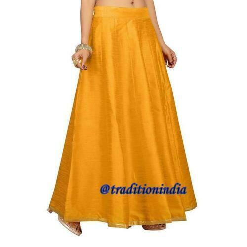Dupion Silk Lehanga, Indian Long Skirt, Bollywood Skirt, Mustard Dance Skirt, Designer Skirts ,Wedding Dresses,