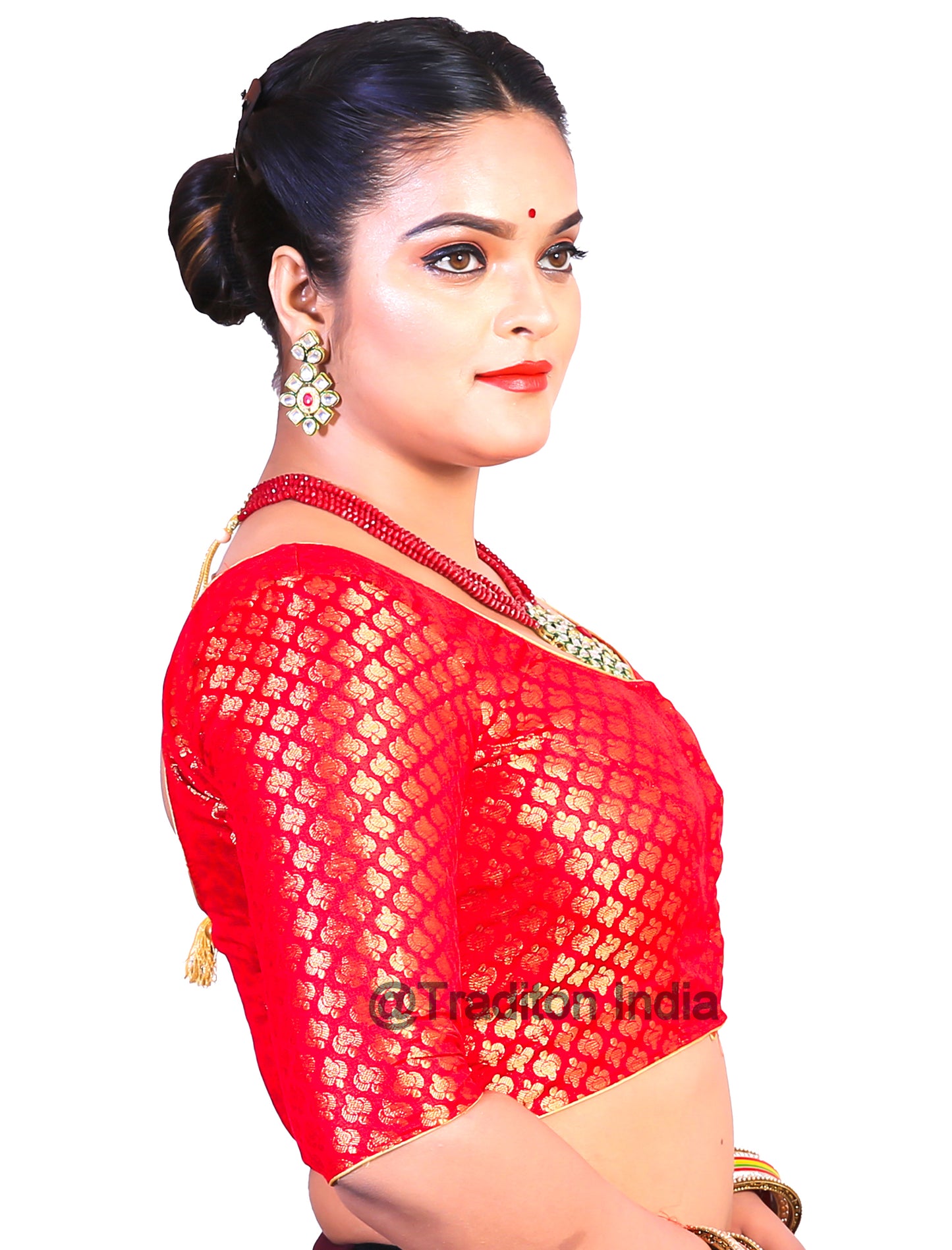 Red Saree Blouse, Indian Saree Blouse, Readymade Sari Blouse, Saree Blouse Traditional Indian Saree Blouse, Ready To Wear Blouse, Indian Blouse