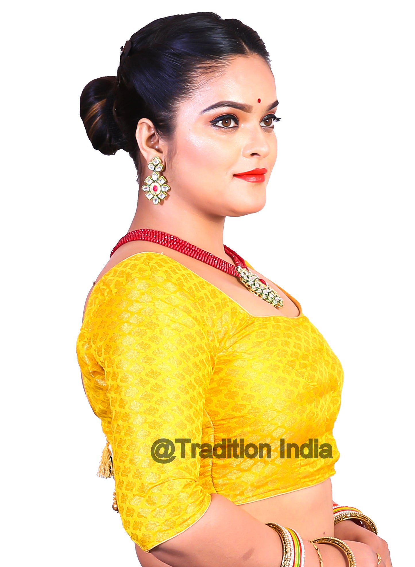 Yellow Saree Blouse, Indian Saree Blouse, Readymade Sari Blouse, Saree Blouse Traditional Indian Saree Blouse, Ready To Wear Blouse, Indian Blouse