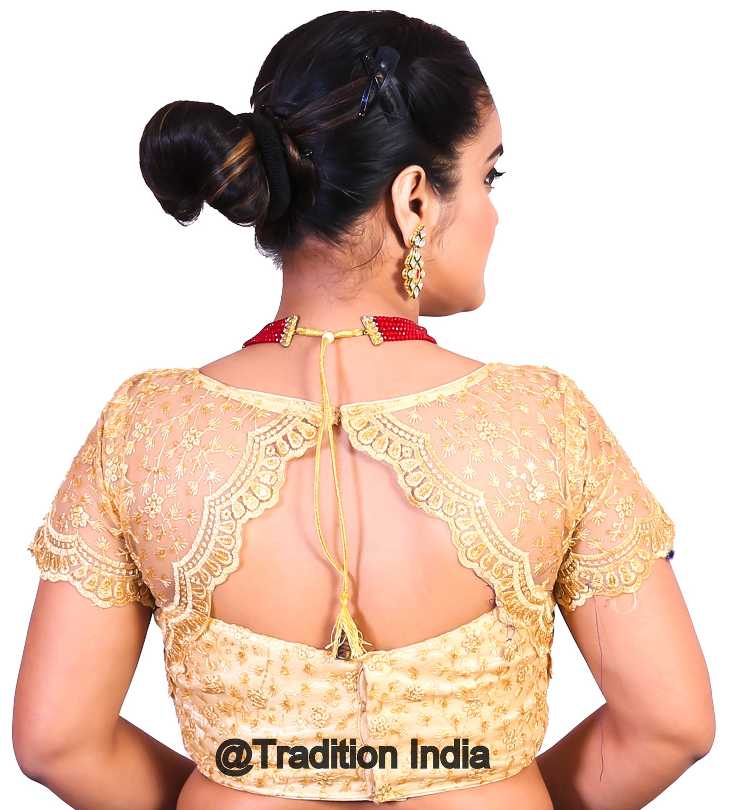 Indian Golden Saree Blouse, Readymade Saree Blouse,Readymade Sari Blouse, Saree Blouse Traditional Indian Saree Blouse, Ready To Wear Blouse, Indian Blouse