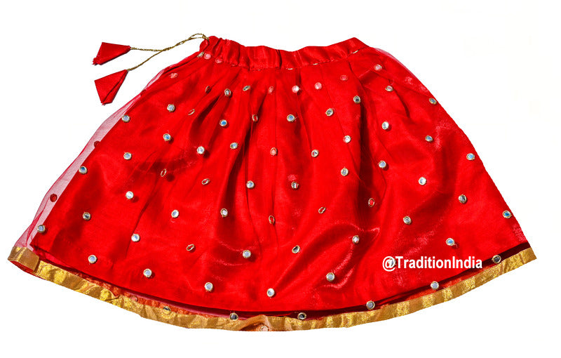 Designer Red & Golden Girls Lehenga Choli Set, Indian Kids Dresses, Designer Lehenga Blouse, Girls Lehenga Choli, Kids Outfits, Baby Girls Lehenga