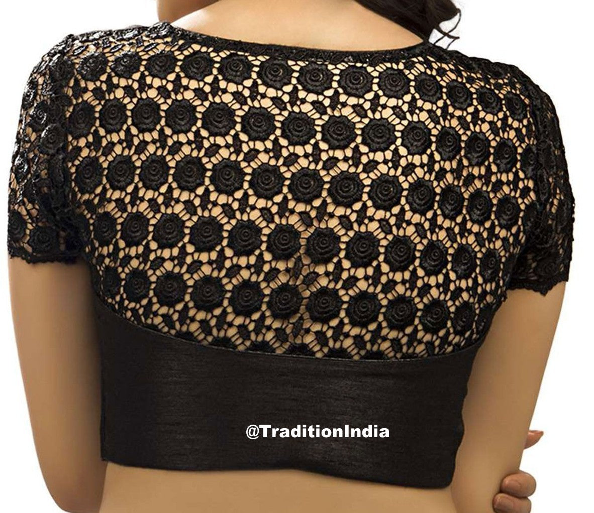 Black Net Saree Blouse, Indian Saree Blouse, Ready To Wear Blouse, Indian Saree Blouse, Readymade Sari Blouse, Saree Blouse