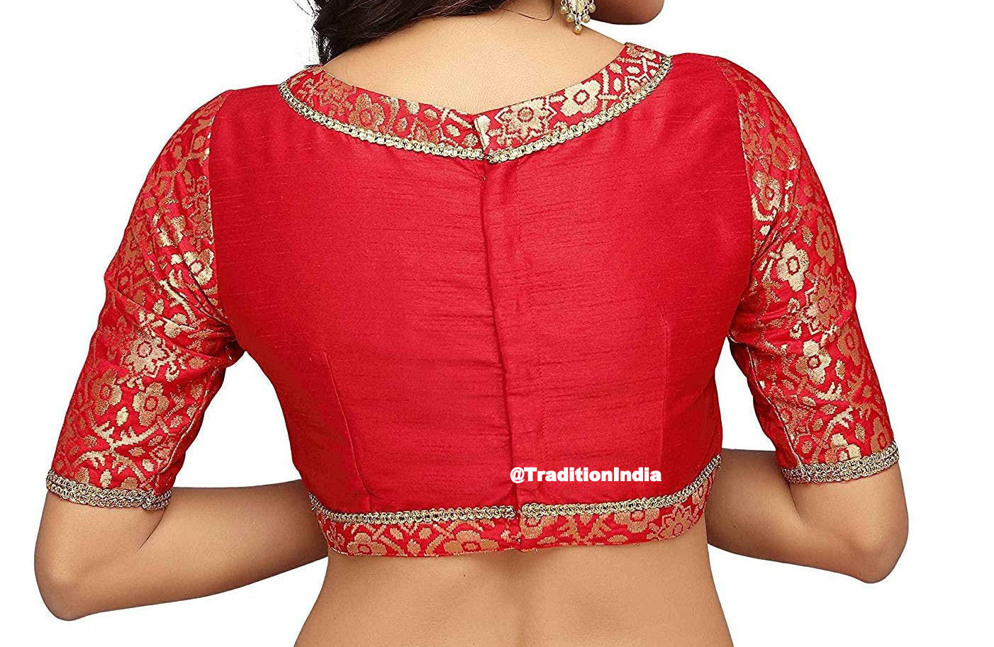 Indian Red Saree Blouse, Designer Saree Blouse, Ready To Wear Blouse, Indian Saree Blouse, Readymade Sari Blouse, Saree Blouse