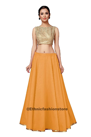 Mustard Full Flare Skirt, Bollywood Skirt, Dance Skirts, Bollywood skirt, Long Skirts,Indian Short Skirts, Belly Dance Skirts, Indian skirts