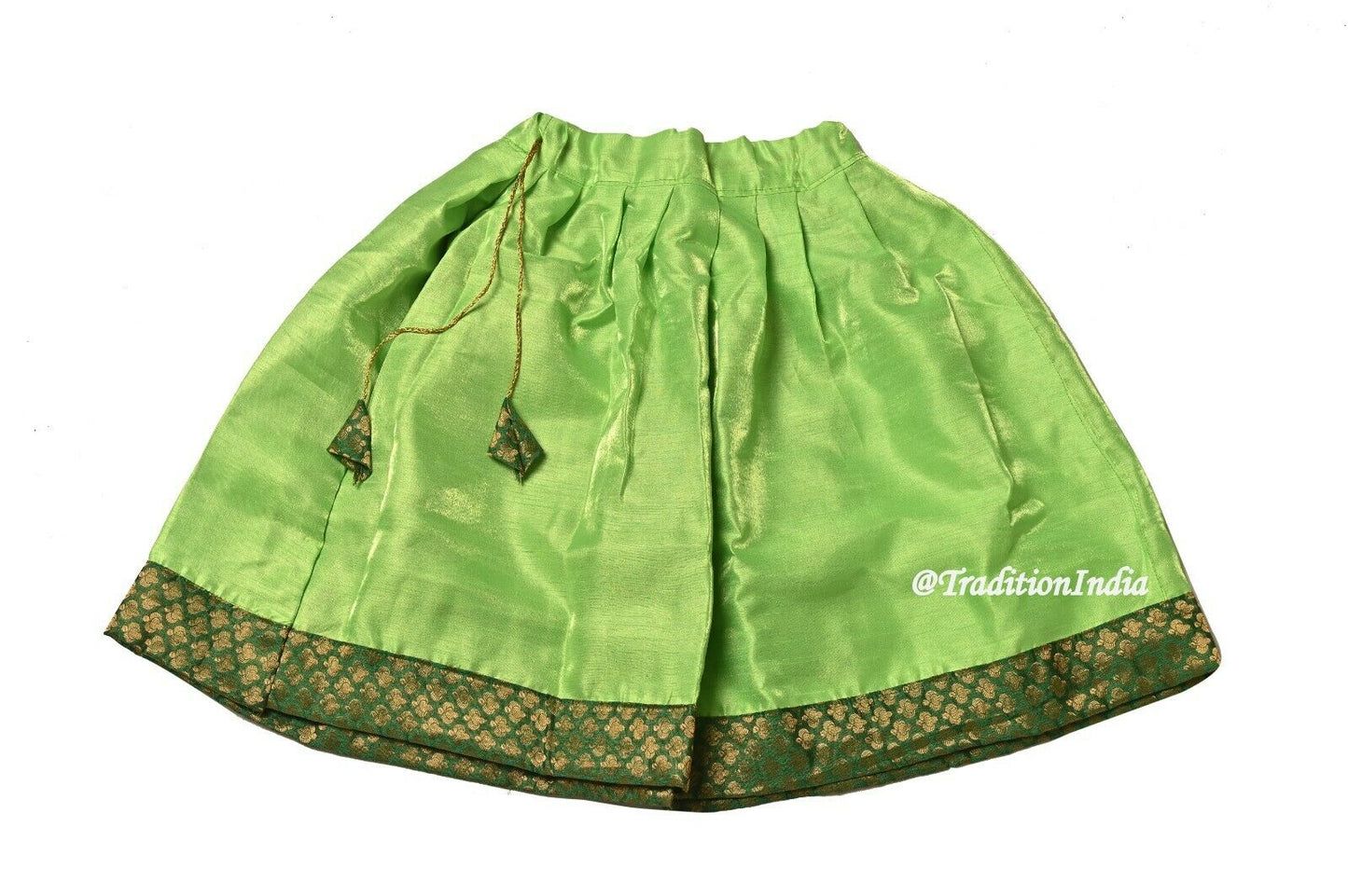 Girls Lehenga Choli, Light Green & Dark Green Lehenga Choli, Kids Lehenga Blouse,  Indian Kids Dresses, Kids Outfits, Baby Girls Lehenga