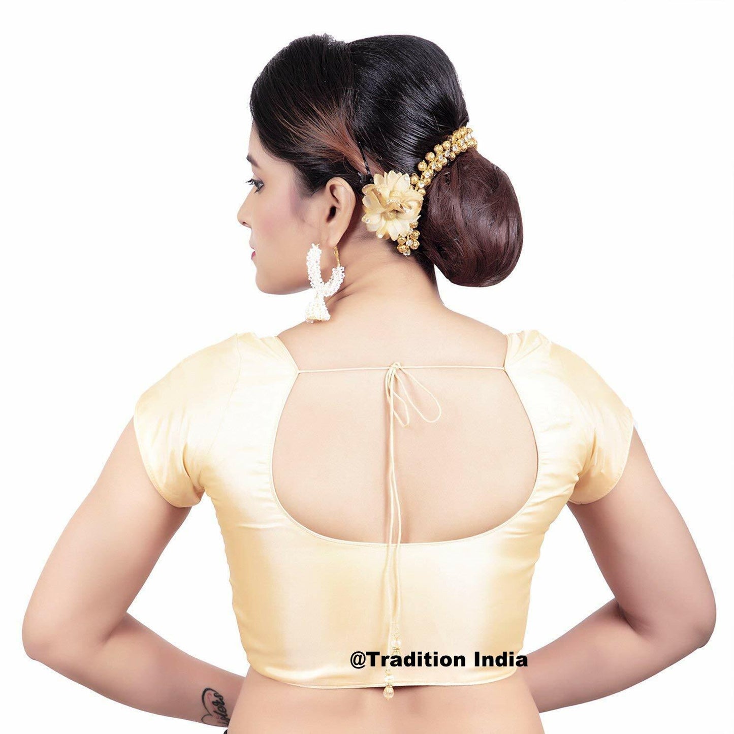 Golden Saree Blouse, Dupion Silk Saree Blouse, Readymade Saree Blouse, Designer Sari Blouse, Saree Blouse Traditional Indian Saree Blouse, Indian Blouse