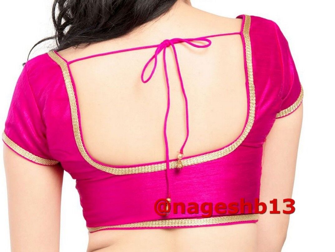 Hot Pink Saree Blouse, Dupion Silk Saree Blouse, Readymade Saree Blouse, Designer Sari Blouse, Saree Blouse Traditional Indian Saree Blouse, Indian Blouse