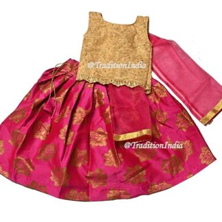 Baby Girls Lehenga Choli, Ready To Wear Ethnic Wear Kids Lehenga, Festive Wear, New Born baby Pavadai Set, Girls Lehenga Choli