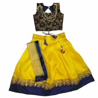 Indian Lehenga Choli Set, Ready To Wear Ethnic Wear Kids Lehenga, Festive Wear, New Born baby Pavadai Set, Girls Lehenga Choli